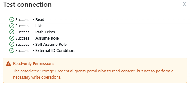 External location test